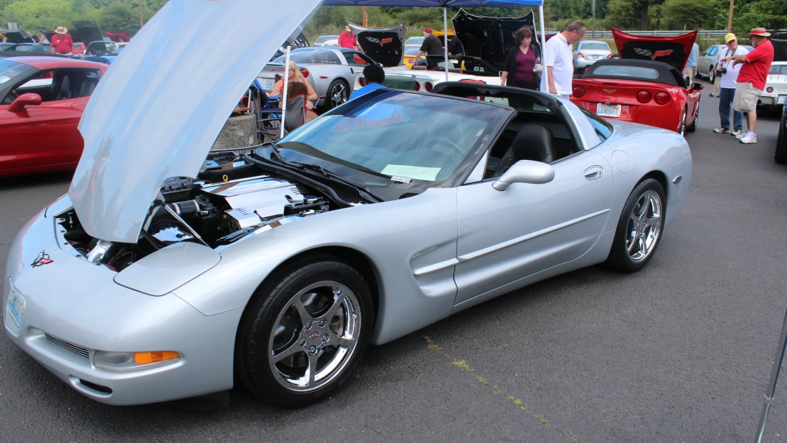 Click to Enlarge-Esc to Close Corvette Generations/C5/C5 Silver - 6.webp